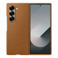 SAMSUNG EFVF956PAEGWW FOLD 6  VEGAN LEATHER CASE BROWN