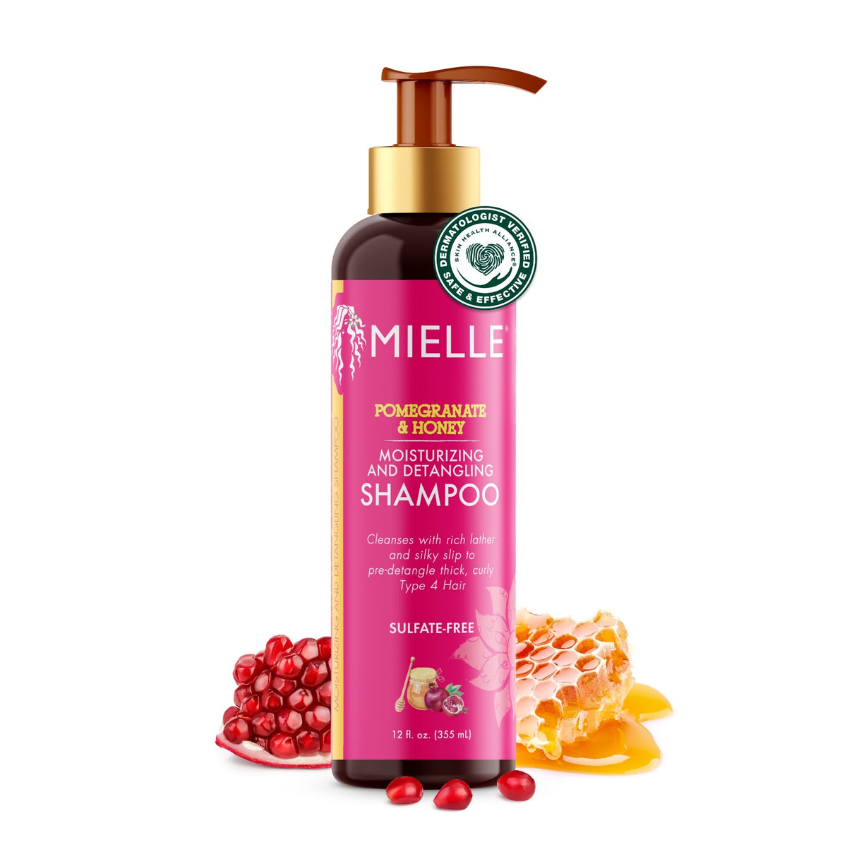 MIELLE POMEGRANATE & HONEY MOISTURIZING AND DETANGLING SHAMPOO