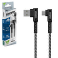 ENERGIZER Cable USB-C 90 2M Black