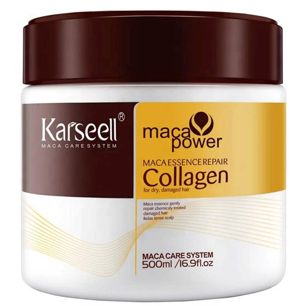 macar power MACA ESSENCE REPAIR Collagen for dry, damaged hair Maca essence Cleanses chemically treated hair Relaxes the tense scalp MACA CARE SYSTEM 500ml/16.9fl.oz