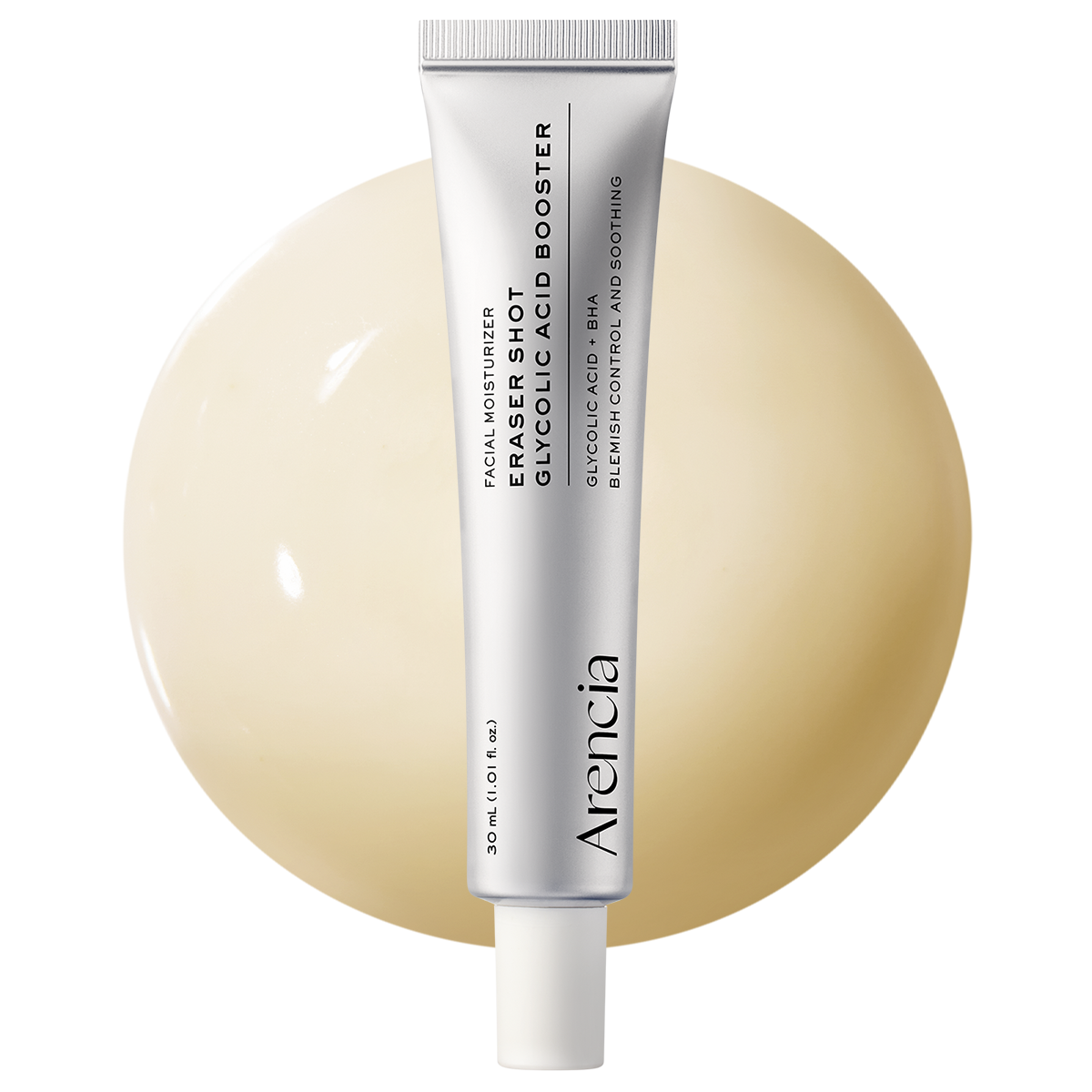 Arencia FACIAL MOISTURIZER ERASER SHOT GLYCOLIC ACID BOOSTER GLYCOLIC ACID BHA BLEMISH CONTROL AND SOOTHING