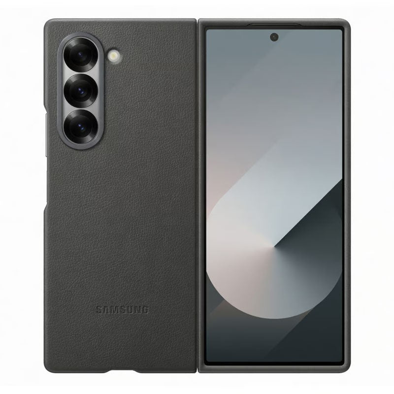 SAMSUNG EFVF956PJEGWW FOLD 6  VEGAN LEATHER CASE GRAY