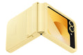 SAMSUNG EFVF741PYEGWW FLIP 6  FLAP VEGAN LEATHER CASE  YELLOW