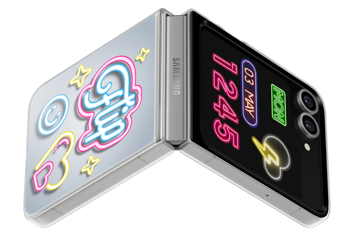 SAMSUNG EFZF741CTEGWW FLIP 6  FLIPSUIT CASE TRANSPARANCY