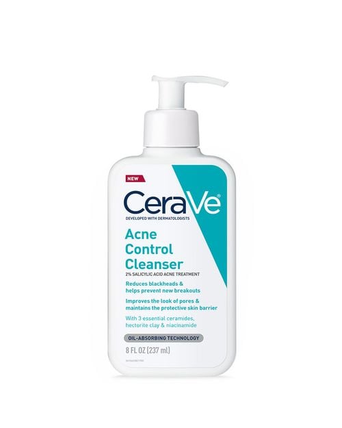 CeraVe DEVELOPED WITH DERMATOLOGISTS Acne Control Cleanser 2% SALICYLIC ACID ACNE TREATMENT 237 ml