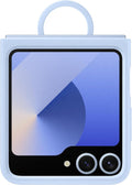 SAMSUNG EFPF741TLEGWW FLIP 6  SILICONE CASE WITH RING BLUE