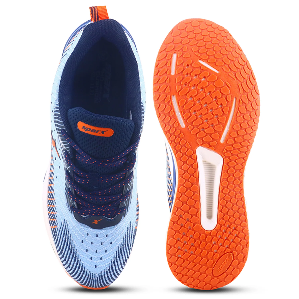 Sparx SM 1132 Men's Sports Shoes - Ice Blue Navy