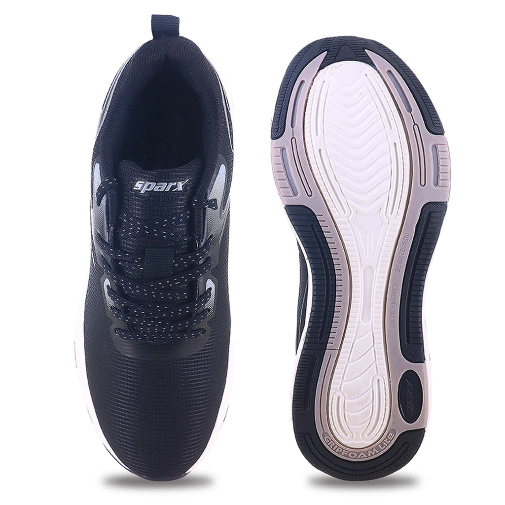 Sparx SM 1100 Men's Sports Shoes - Black Lt Grey