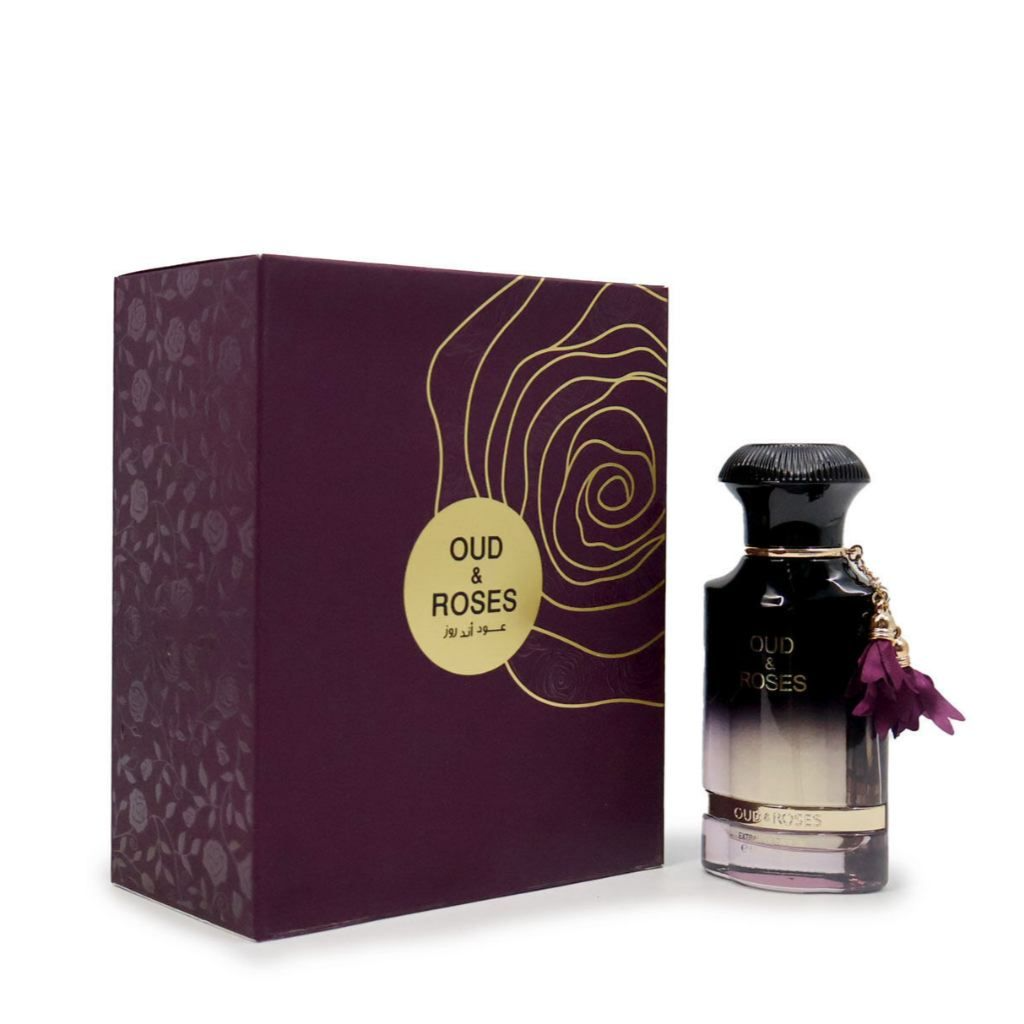 Ahmed Al Maghribi Oud & Roses Eau de Parfum Spray For Unisex (60ml)