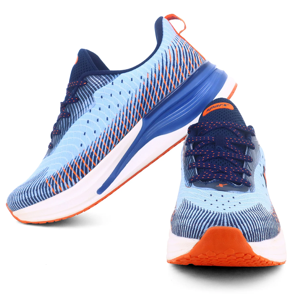 Sparx SM 1132 Men's Sports Shoes - Ice Blue Navy