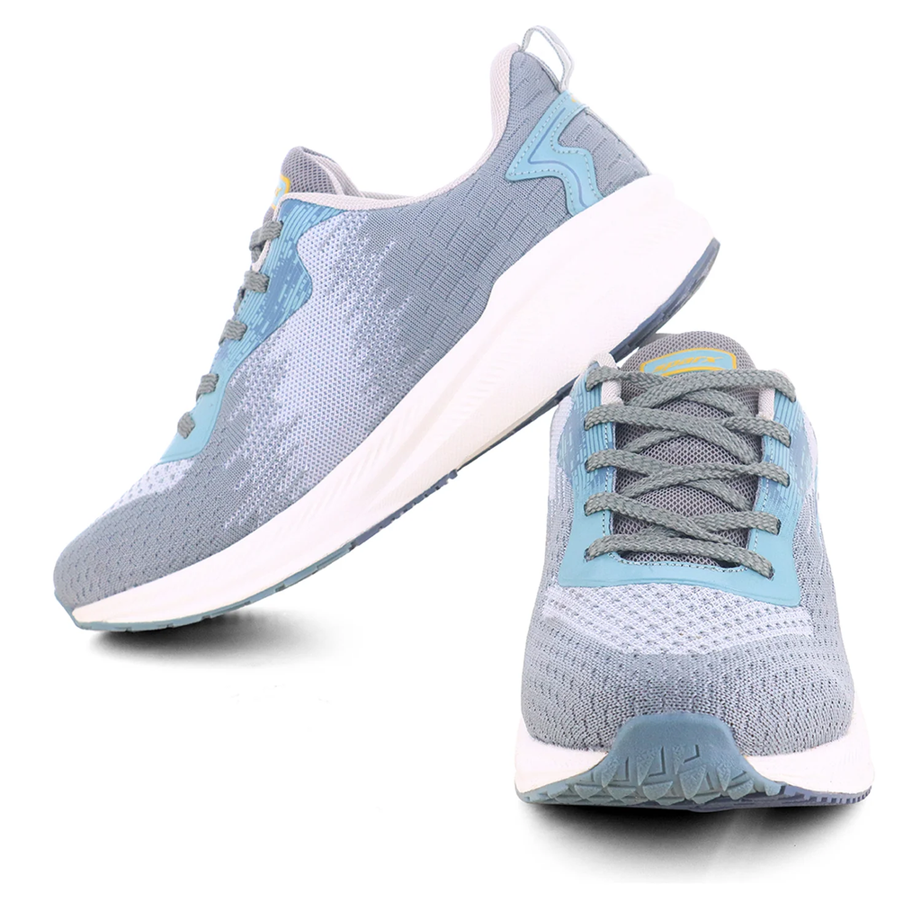 Sparx SM 1124 Men's Sports Shoes - Grey Yellow