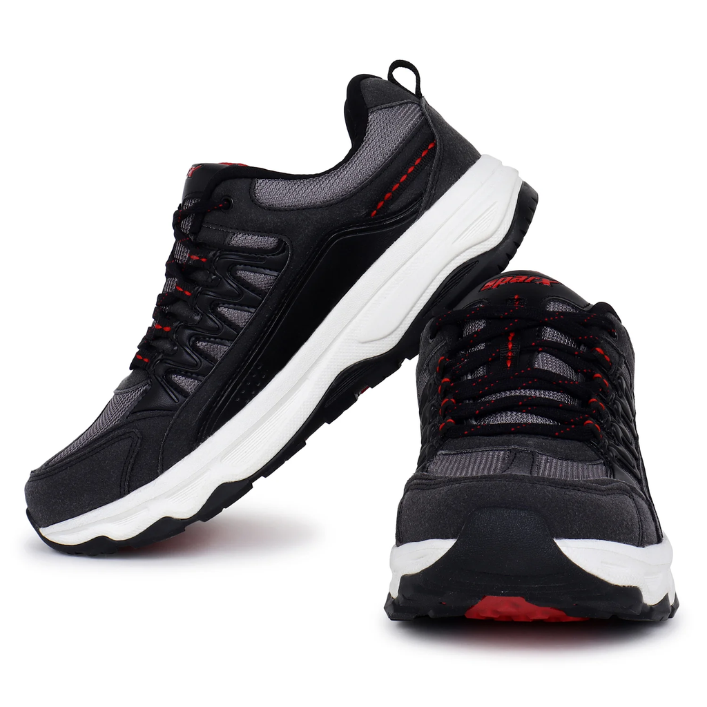 Sparx SM 1004 Men's Sports Shoes - Black Red