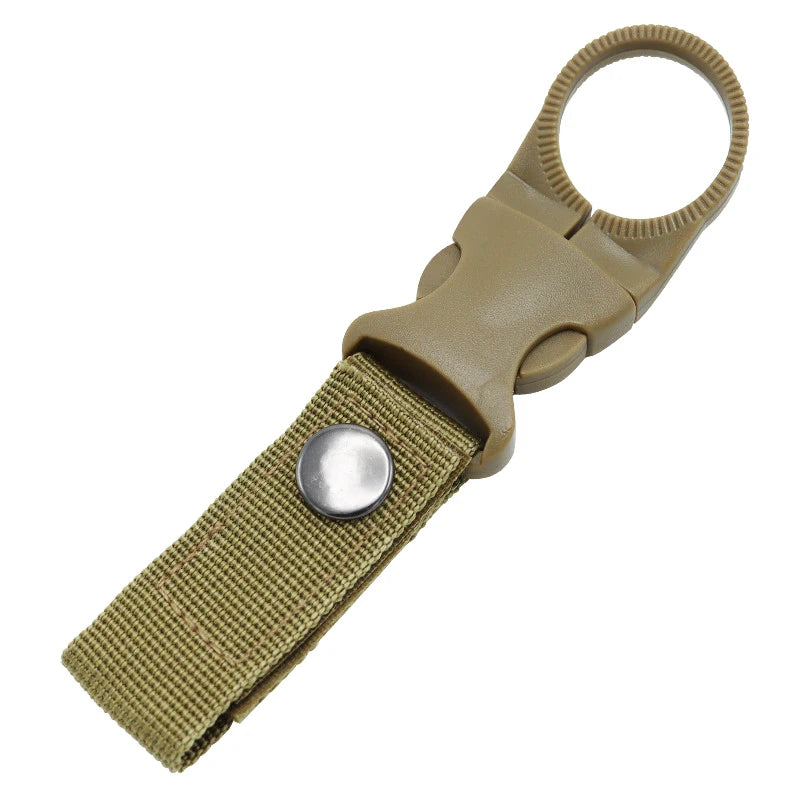 14/2/1pcs Portable Webbing Buckle Hook Water Bottle Clip Durable Nylon With Safety Multi-Color Buckle For Camping Hunting Sports