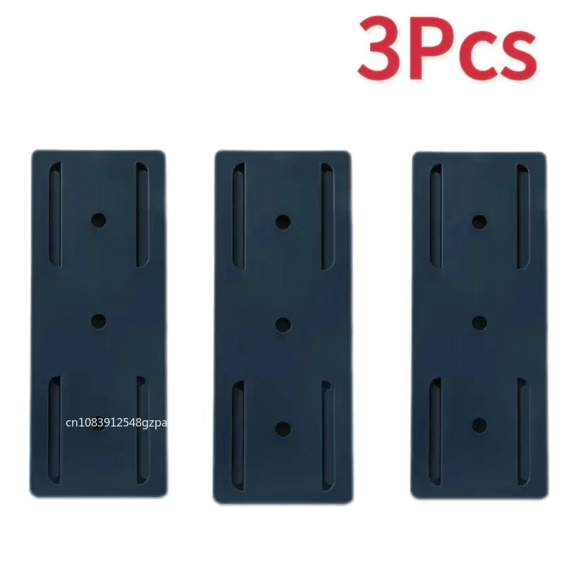 1/3/5/8/10PCS Self-Adhesive Desktop Socket Fixer Hanging Power Strip Cable Organizer Wall Holder Fixator Removable Wall-Mounted