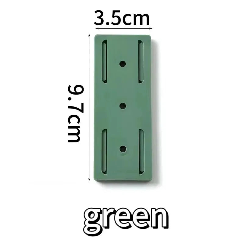 1/3/5/8/10PCS Self-Adhesive Desktop Socket Fixer Hanging Power Strip Cable Organizer Wall Holder Fixator Removable Wall-Mounted