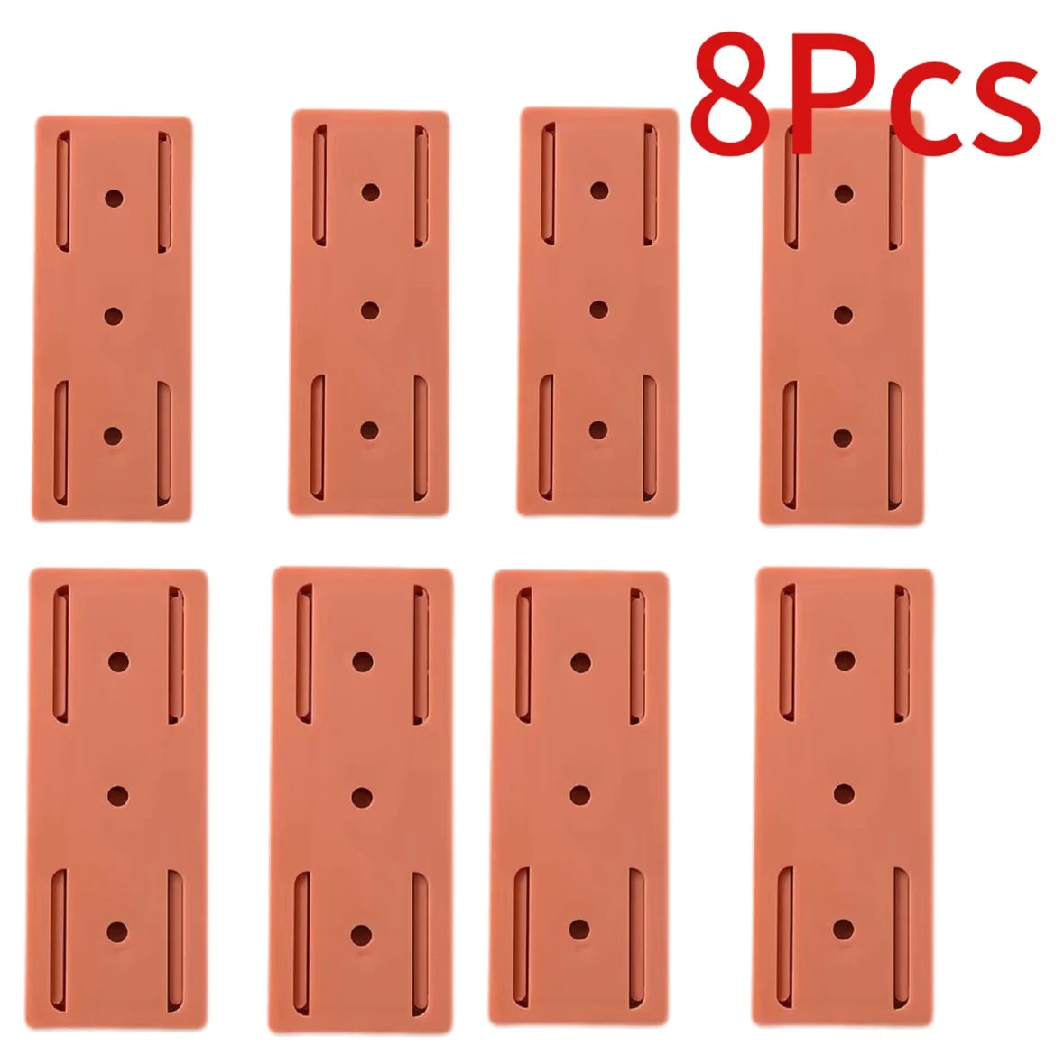 1/3/5/8/10PCS Self-Adhesive Desktop Socket Fixer Hanging Power Strip Cable Organizer Wall Holder Fixator Removable Wall-Mounted
