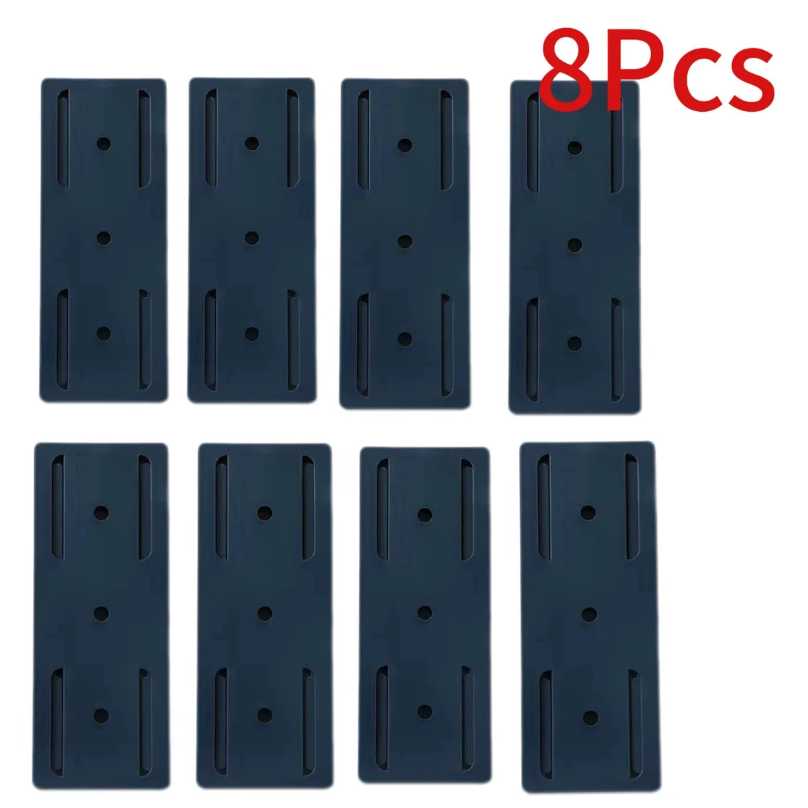 1/3/5/8/10PCS Self-Adhesive Desktop Socket Fixer Hanging Power Strip Cable Organizer Wall Holder Fixator Removable Wall-Mounted
