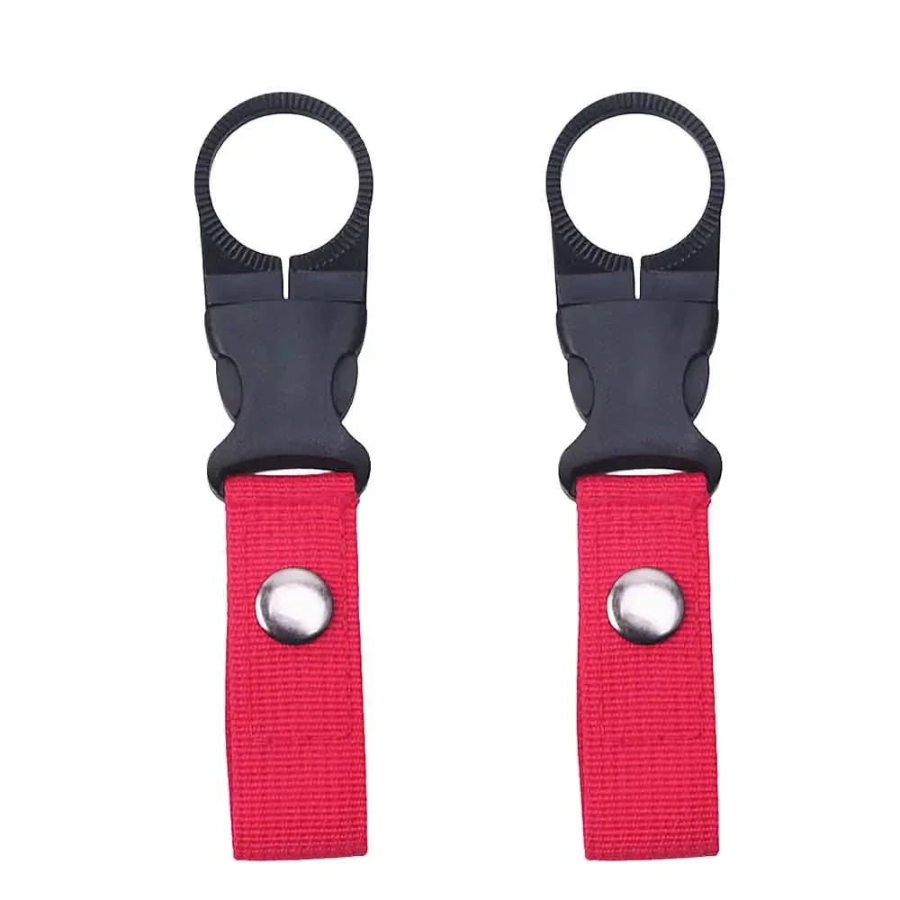 14/2/1pcs Portable Webbing Buckle Hook Water Bottle Clip Durable Nylon With Safety Multi-Color Buckle For Camping Hunting Sports