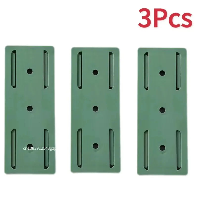 1/3/5/8/10PCS Self-Adhesive Desktop Socket Fixer Hanging Power Strip Cable Organizer Wall Holder Fixator Removable Wall-Mounted