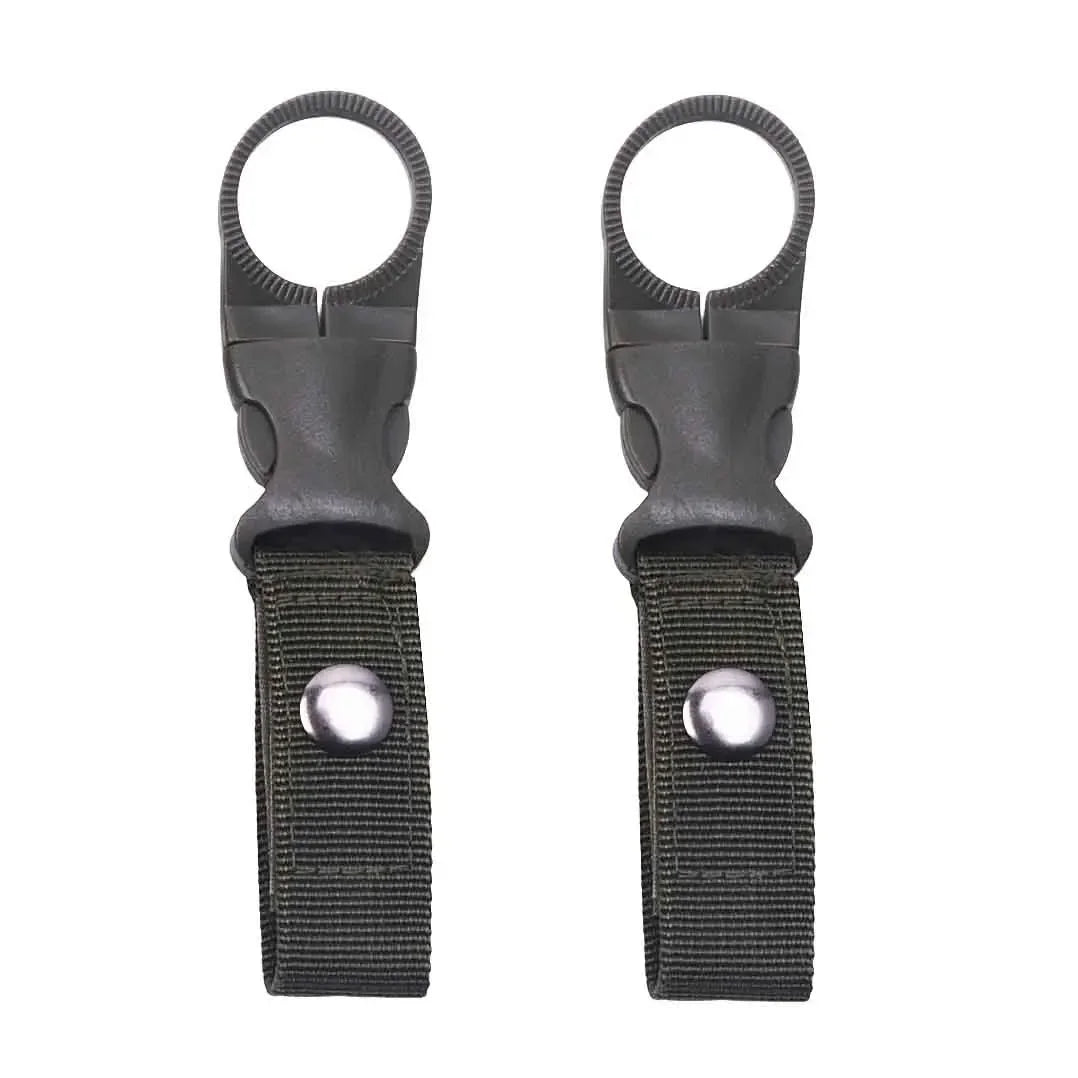 14/2/1pcs Portable Webbing Buckle Hook Water Bottle Clip Durable Nylon With Safety Multi-Color Buckle For Camping Hunting Sports