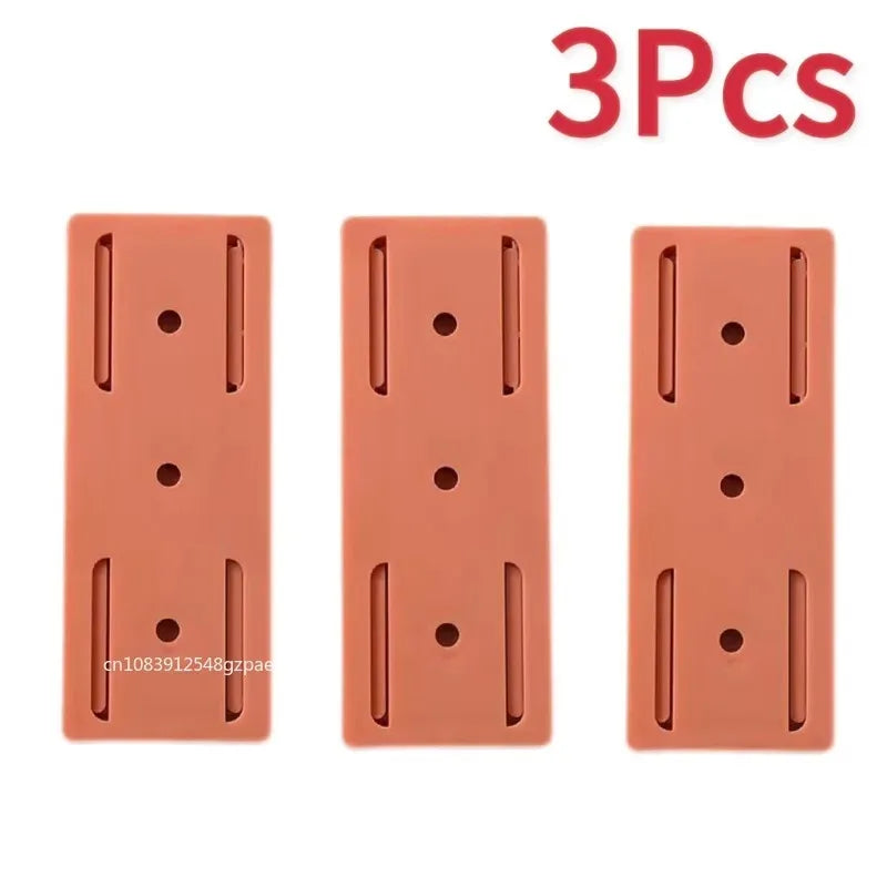 1/3/5/8/10PCS Self-Adhesive Desktop Socket Fixer Hanging Power Strip Cable Organizer Wall Holder Fixator Removable Wall-Mounted