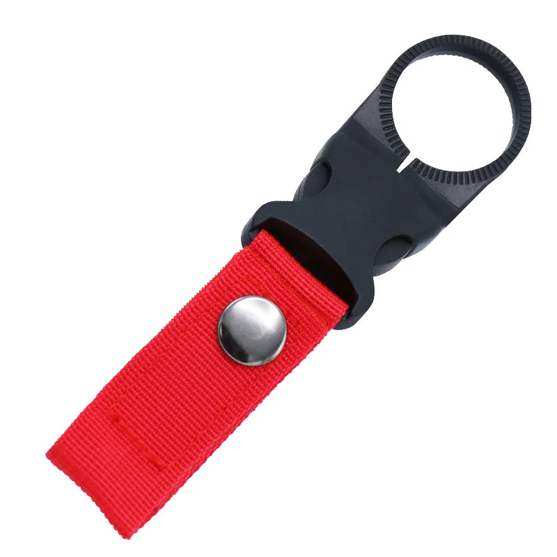 14/2/1pcs Portable Webbing Buckle Hook Water Bottle Clip Durable Nylon With Safety Multi-Color Buckle For Camping Hunting Sports