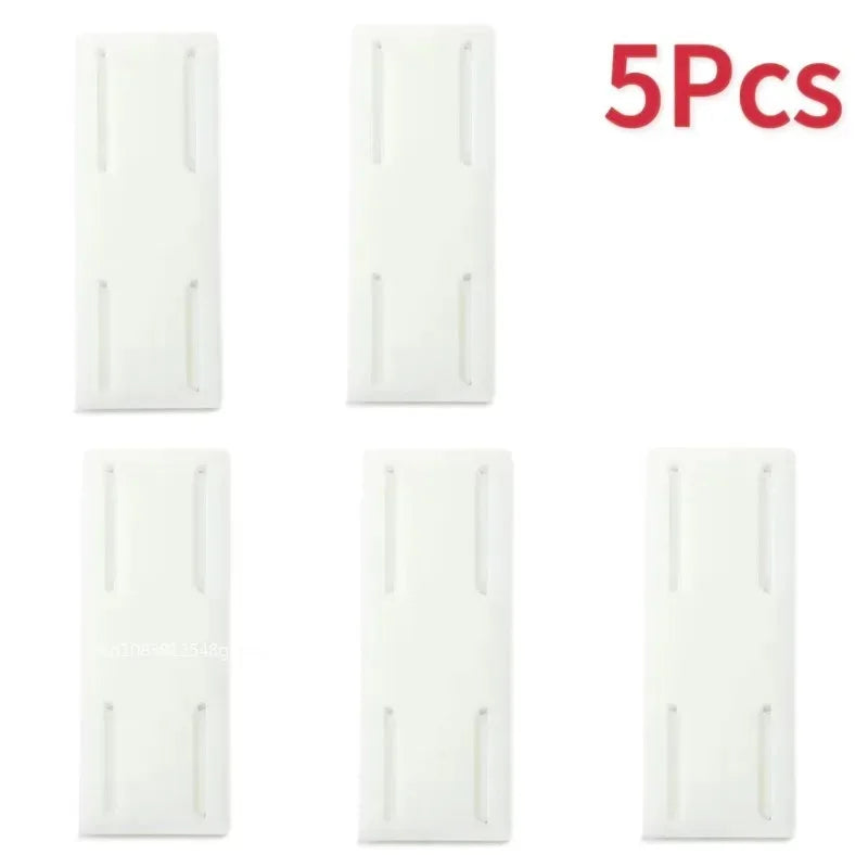 1/3/5/8/10PCS Self-Adhesive Desktop Socket Fixer Hanging Power Strip Cable Organizer Wall Holder Fixator Removable Wall-Mounted
