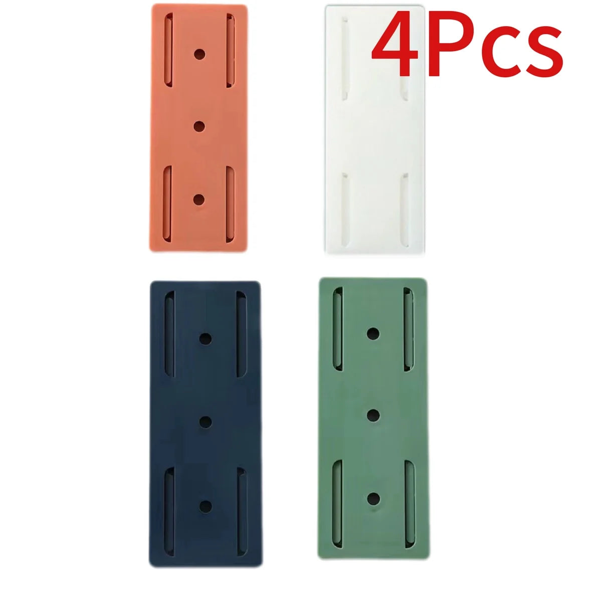 1/3/5/8/10PCS Self-Adhesive Desktop Socket Fixer Hanging Power Strip Cable Organizer Wall Holder Fixator Removable Wall-Mounted