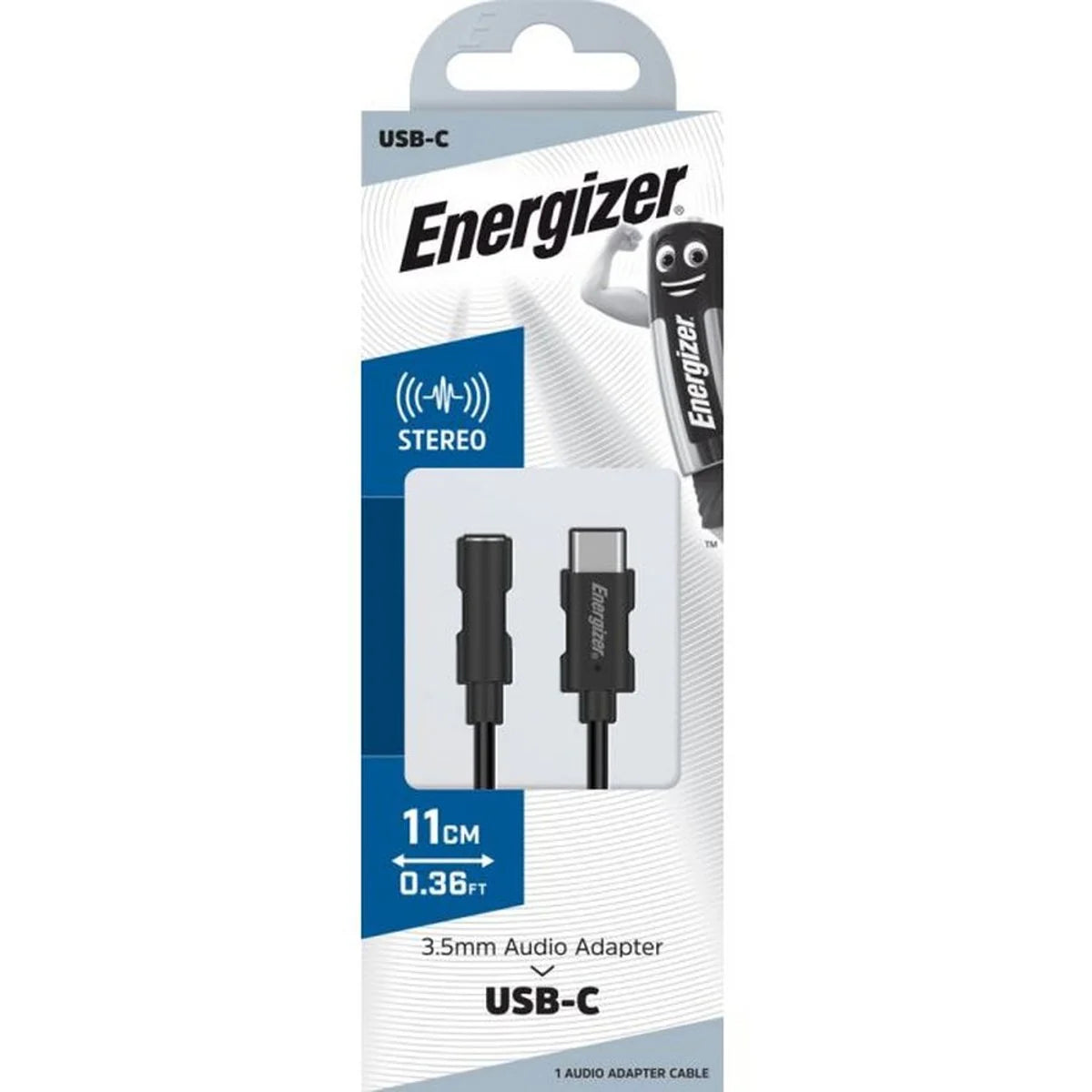 ENERGIZER Adapter Aux Female to USB-C