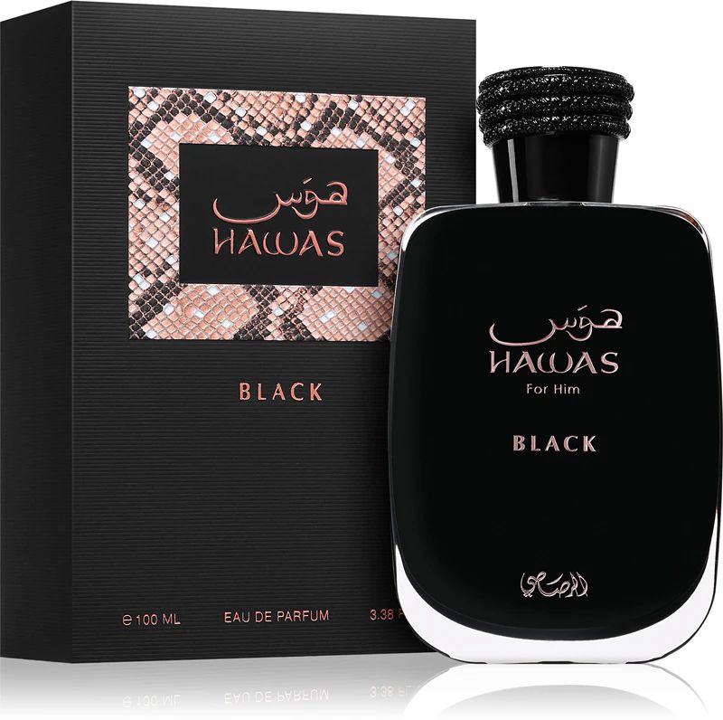 Rasasi Hawas Black Eau De Parfum for Men 100ml