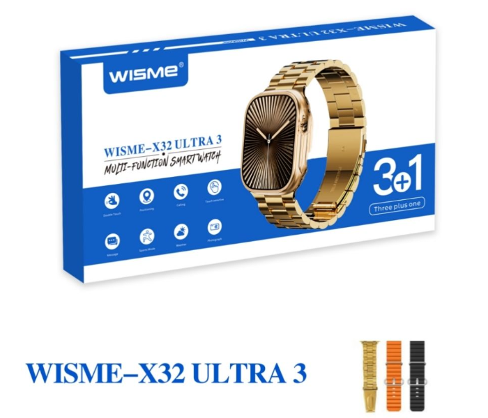 Wisme-X32 Ultra 3 Multi-Function Smartwatch