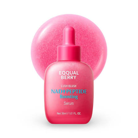 Eqqual Berry Lush Blush Nad+ Peptide Boosting Serum