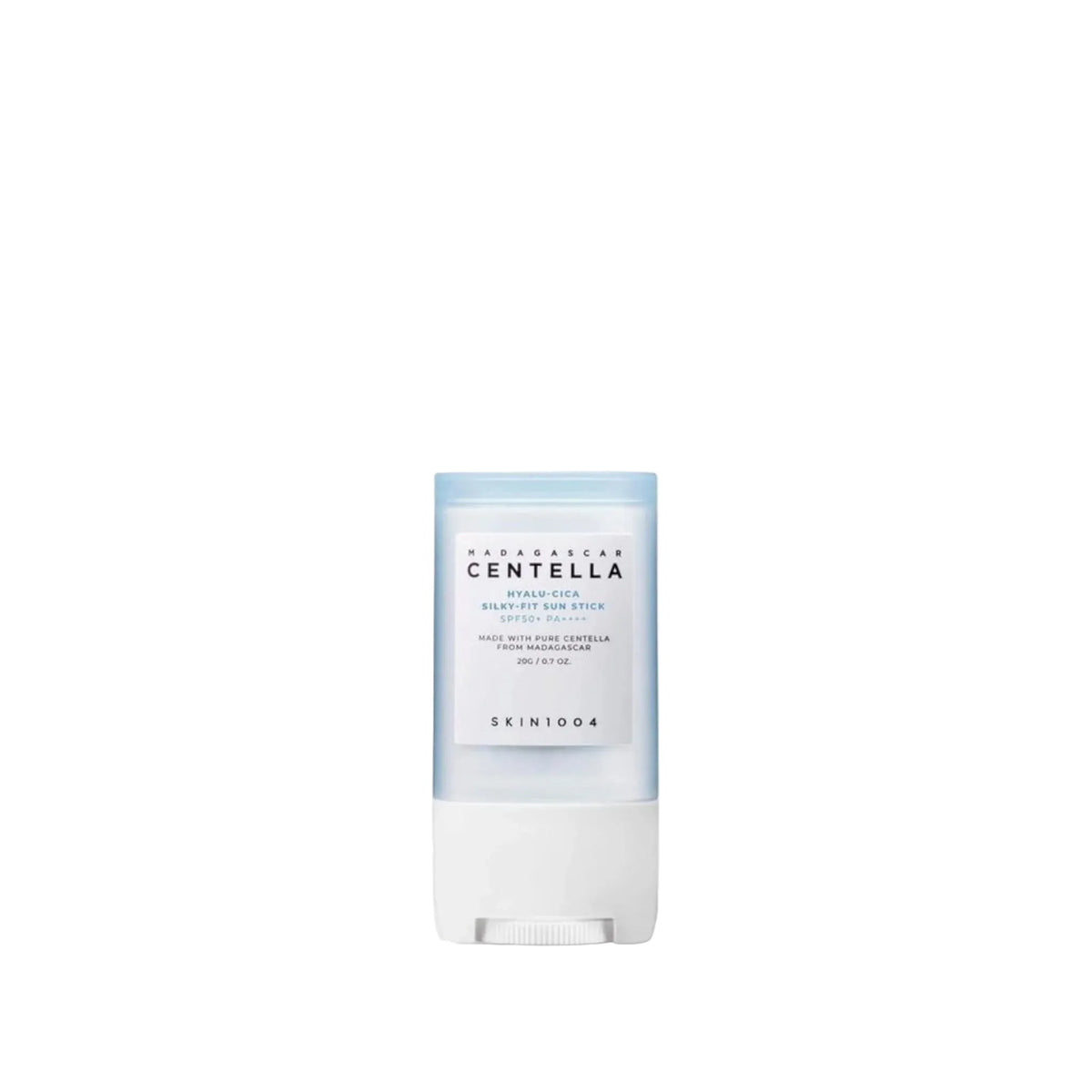 MADAGASCAR CENTELLA HYALU-CICA SILKY-FIT SUN STICK SPF50+ PA++++ MADE WITH PURE CENTELLA FROM MADAGASCAR 20 G/0.7 OZ. SKIN1004
