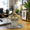 MH062-DATE BOWL SILVER-20CM