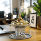MH062-DATE BOWL SILVER-20CM